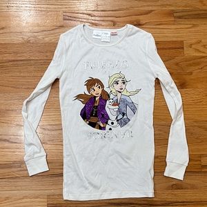 Zara pjs top. Like new Frozen Olaf Anna and Elsa shirt